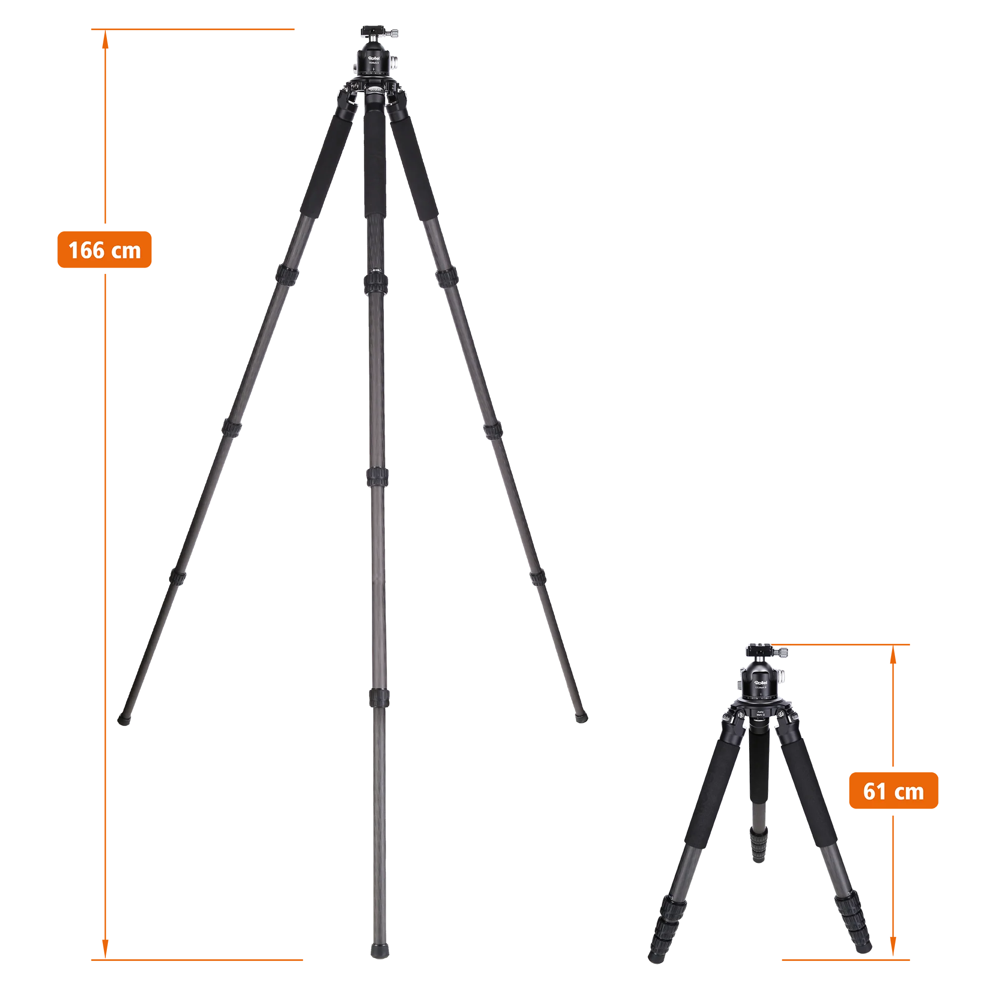 Rock Solid Alpha Mark III - Carbon Stativ - Image 8