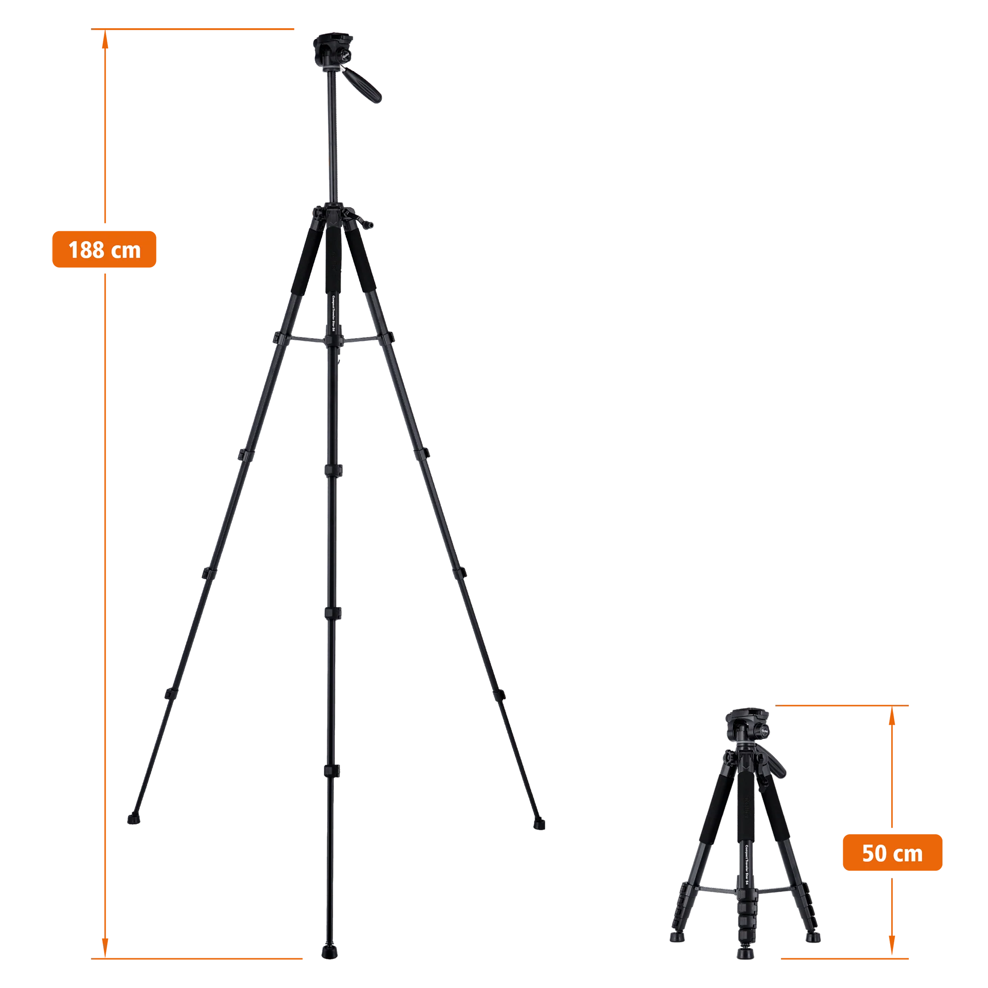 Stativ I Aluminium I Compact Traveler Star S4 - Image 6